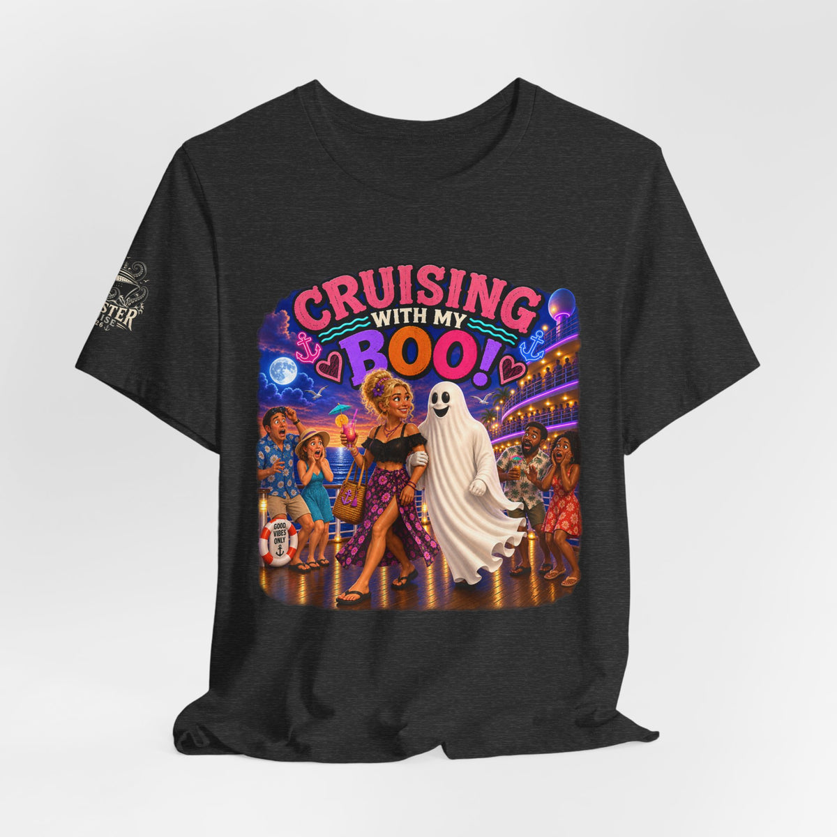 "Cruising with my Boo 2" Unisex Jersey Short Sleeve Tee