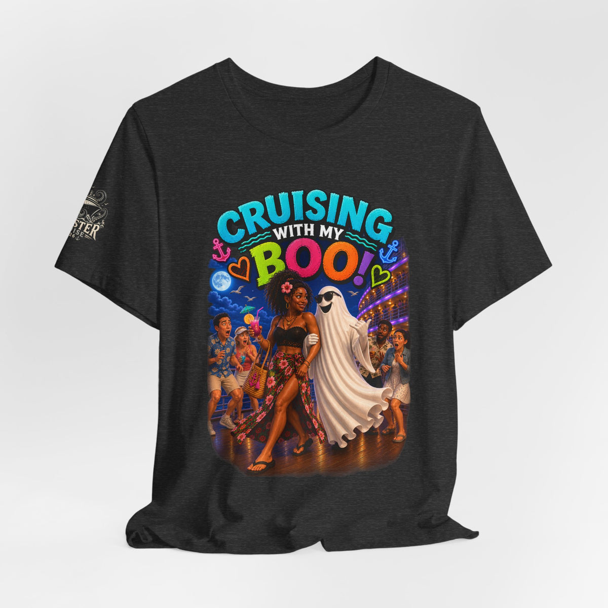 "Cruising With Boo" Unisex Jersey Short Sleeve Tee