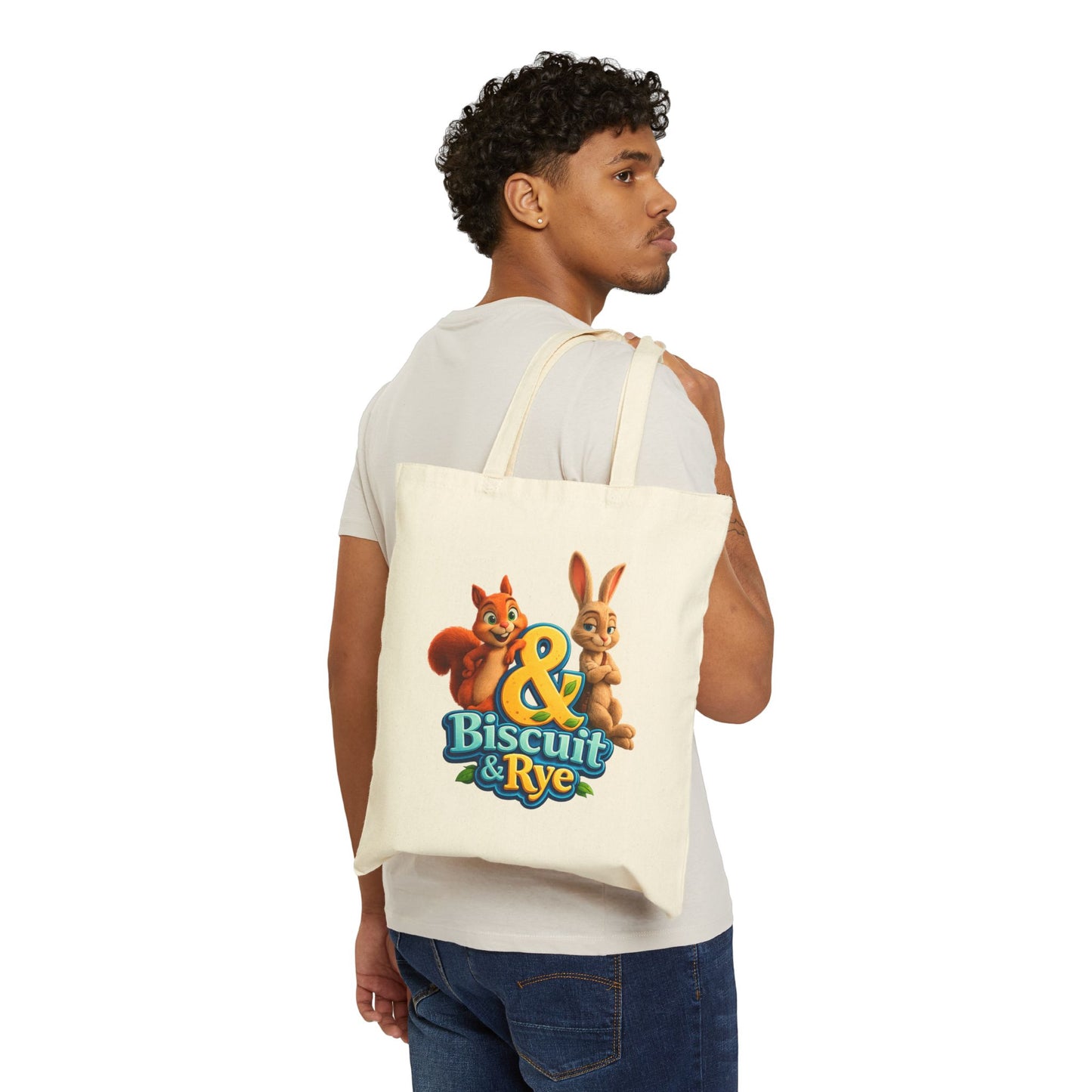 'Biscuit & Rye' Canvas Tote Bag
