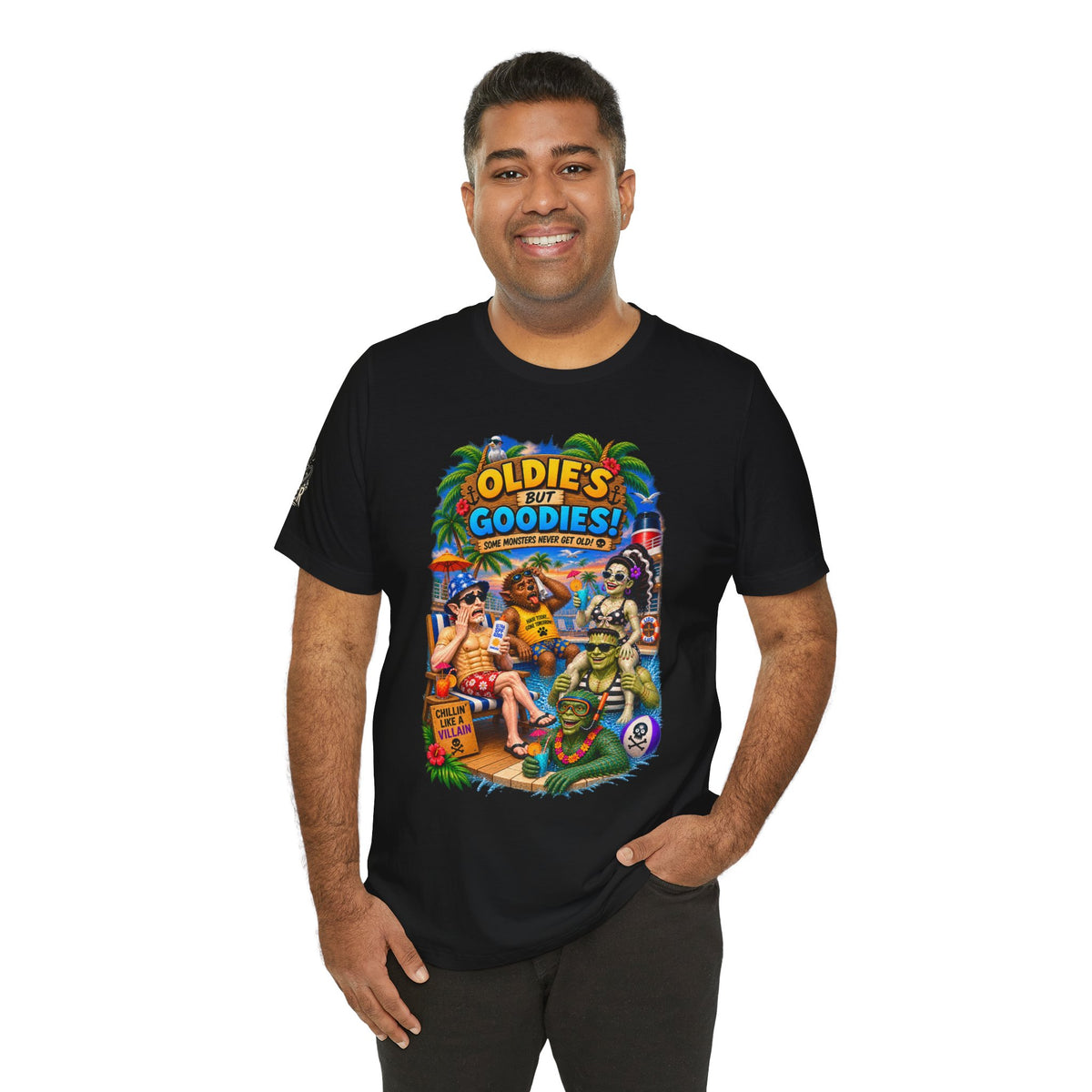 Retro Beach Party T-Shirt — "Oldie's But Goodies" Vintage Vacation Tee