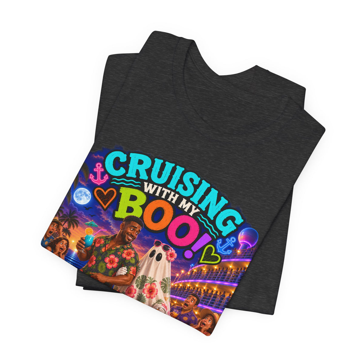 "Cruising  with my Boo 4" Unisex Jersey Short Sleeve Tee