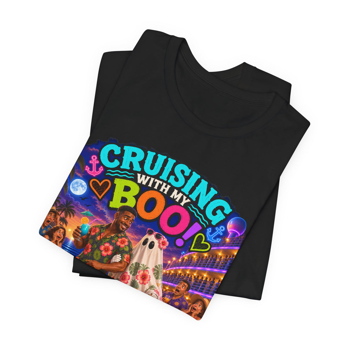 "Cruising  with my Boo 4" Unisex Jersey Short Sleeve Tee