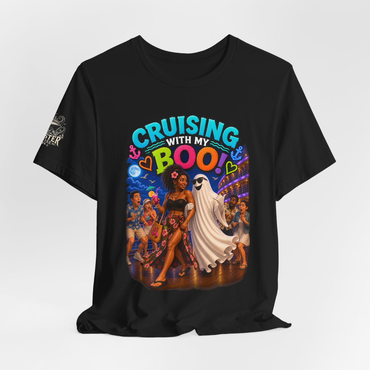 "Cruising With Boo" Unisex Jersey Short Sleeve Tee