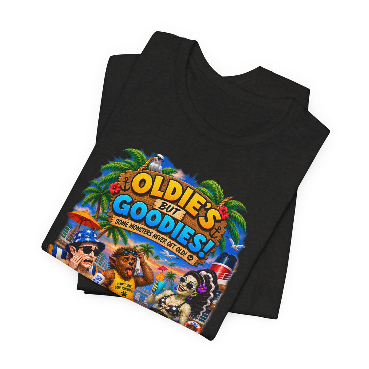 Retro Beach Party T-Shirt — "Oldie's But Goodies" Vintage Vacation Tee