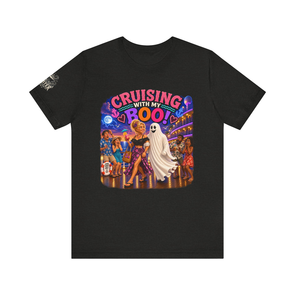 "Cruising with my Boo 2" Unisex Jersey Short Sleeve Tee