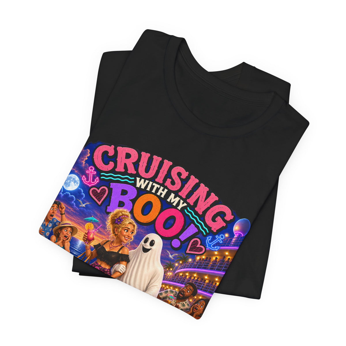 "Cruising with my Boo 2" Unisex Jersey Short Sleeve Tee