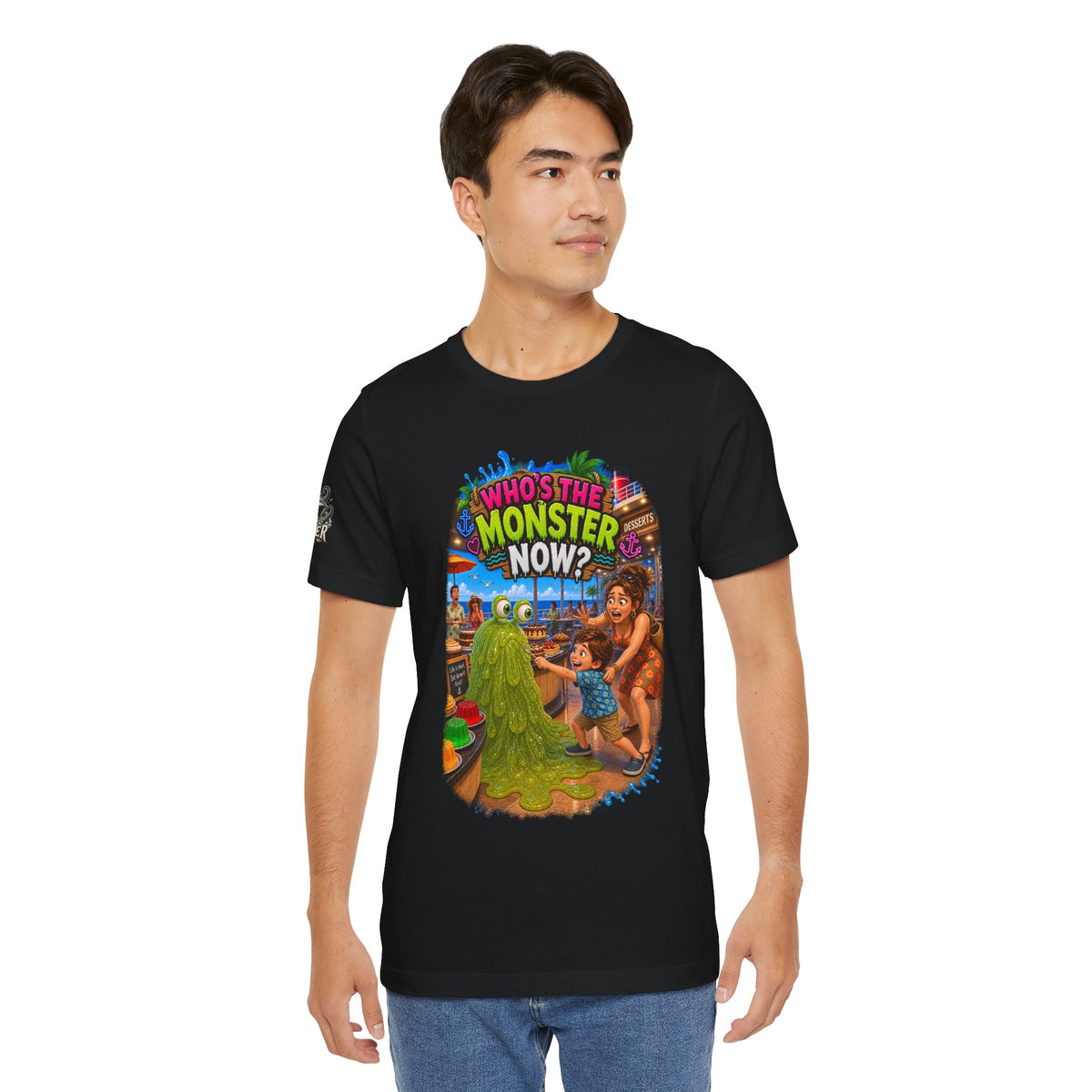 "Who's The Monster Now?" Unisex Jersey Short Sleeve Tee