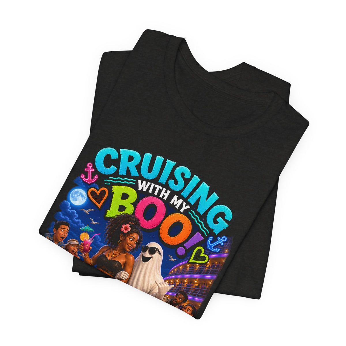 "Cruising With Boo" Unisex Jersey Short Sleeve Tee