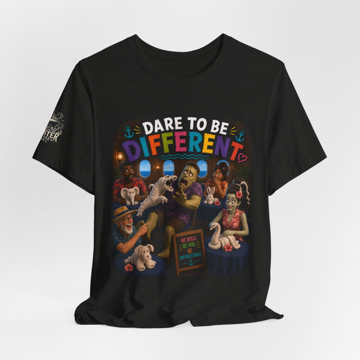 Dare to Be Different T-Shirt — Inclusive, Playful Retro Art Tee