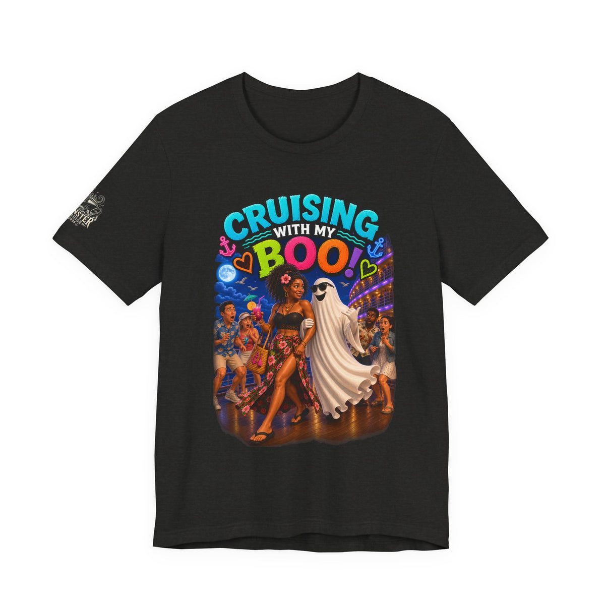 "Cruising With Boo" Unisex Jersey Short Sleeve Tee