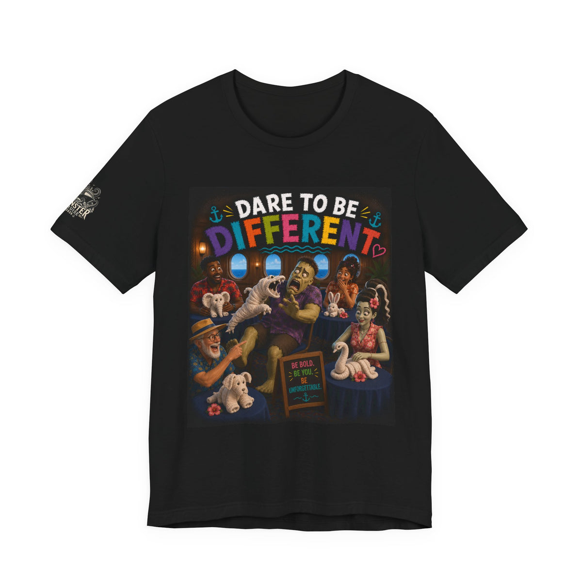 Dare to Be Different T-Shirt — Inclusive, Playful Retro Art Tee