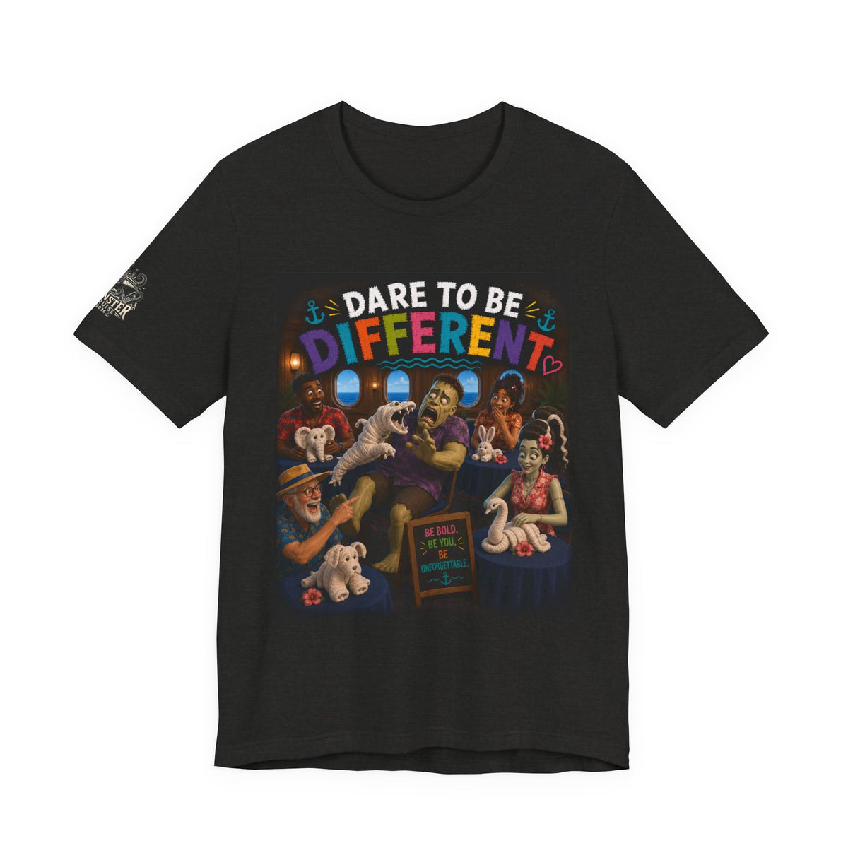 Dare to Be Different T-Shirt — Inclusive, Playful Retro Art Tee