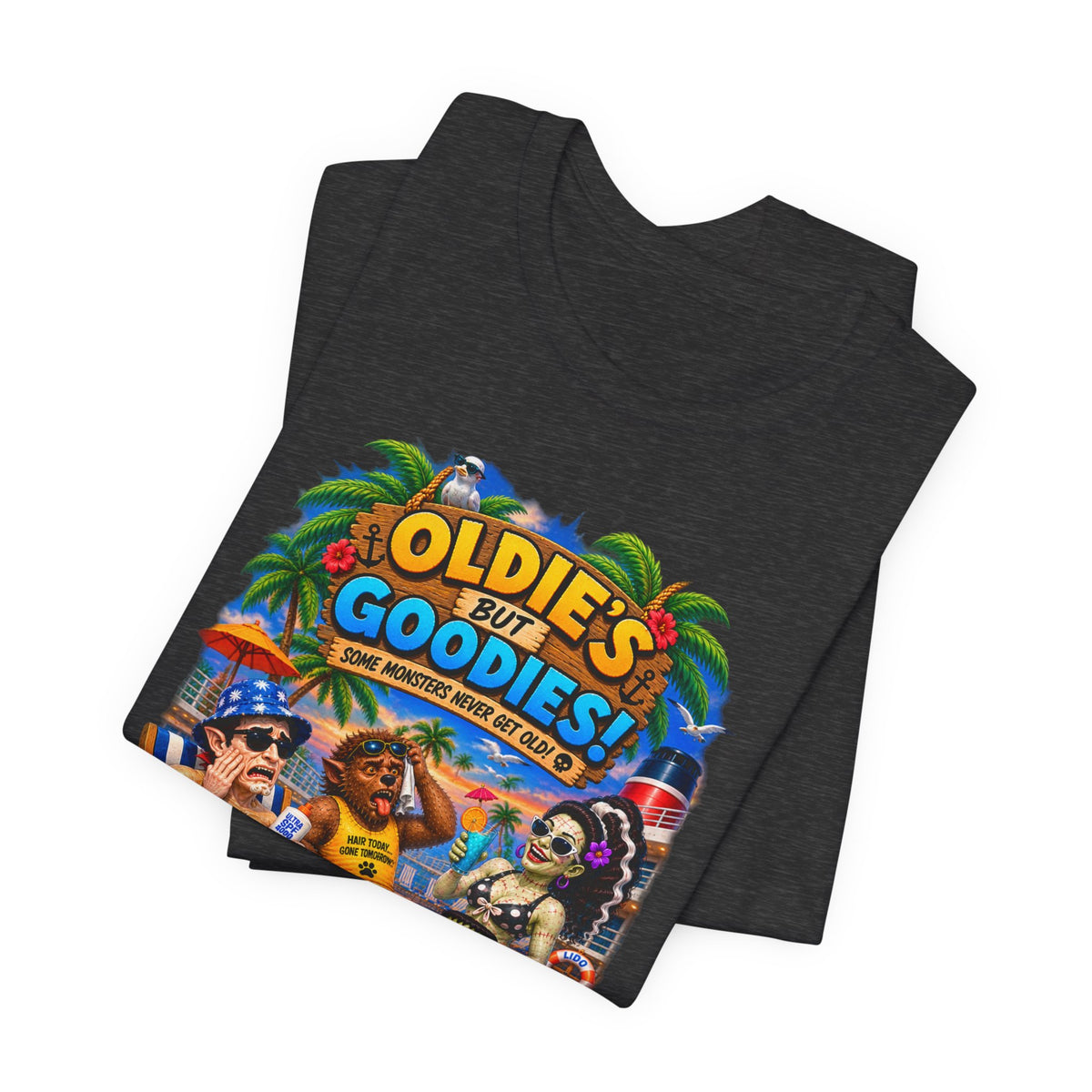 Retro Beach Party T-Shirt — "Oldie's But Goodies" Vintage Vacation Tee