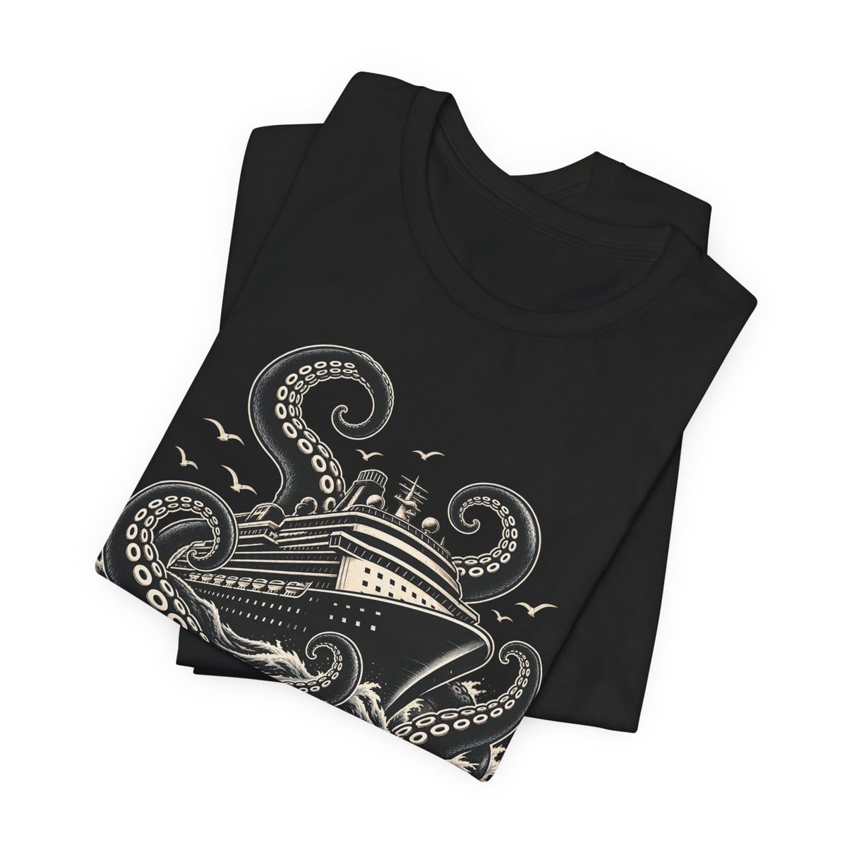 T-Shirt — Monster Cruise 2026 Tee (Kraken Ship Design)