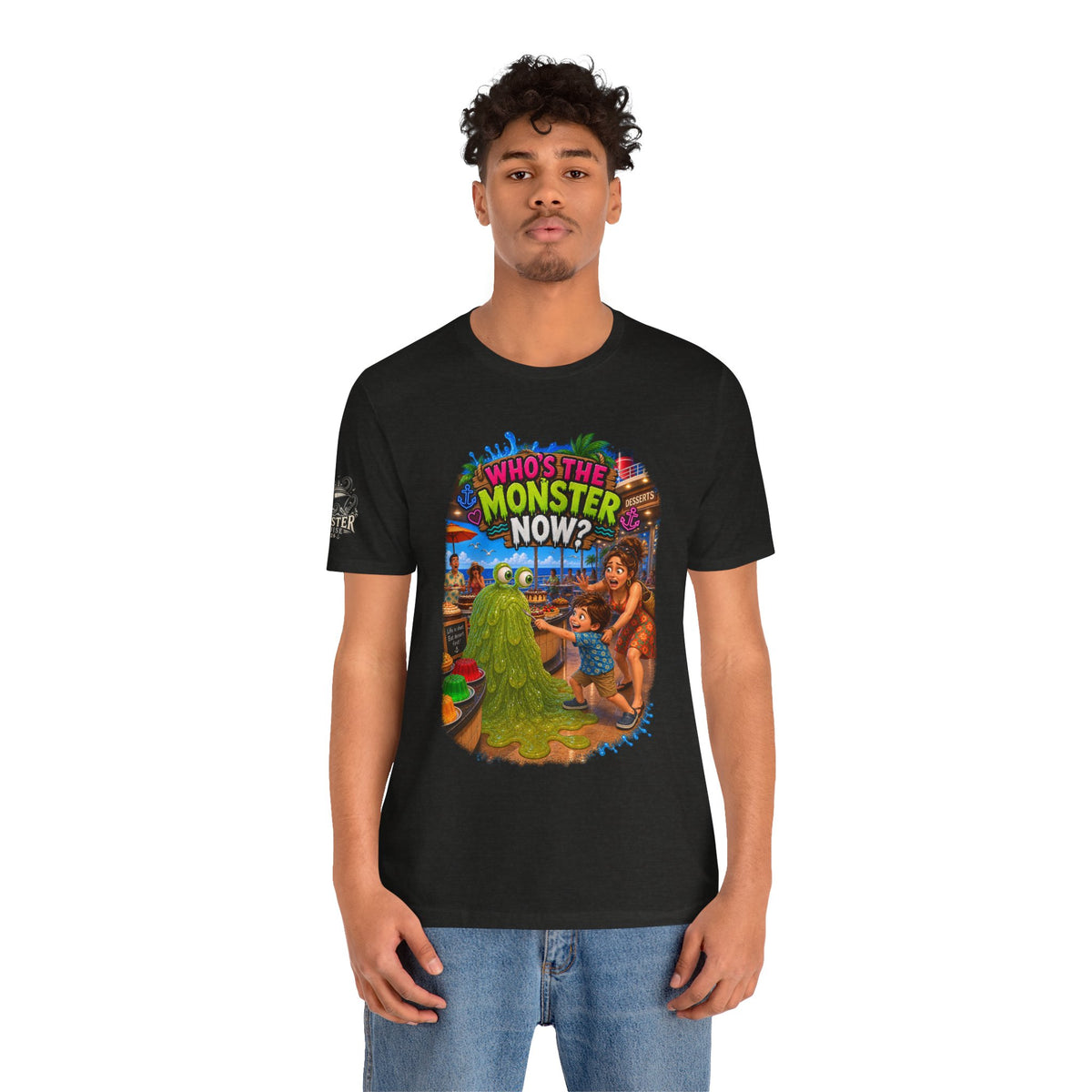 "Who's The Monster Now?" Unisex Jersey Short Sleeve Tee