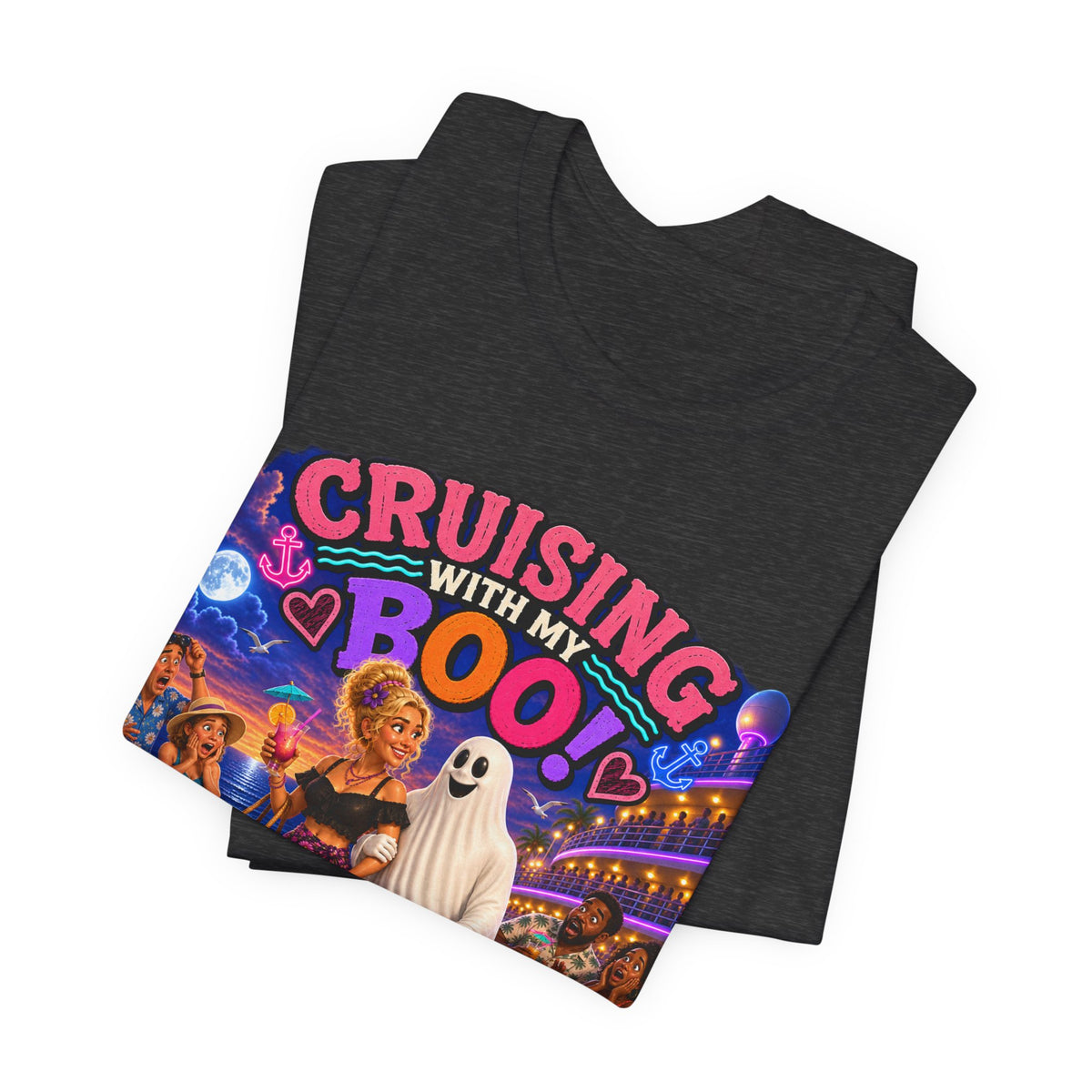 "Cruising with my Boo 2" Unisex Jersey Short Sleeve Tee