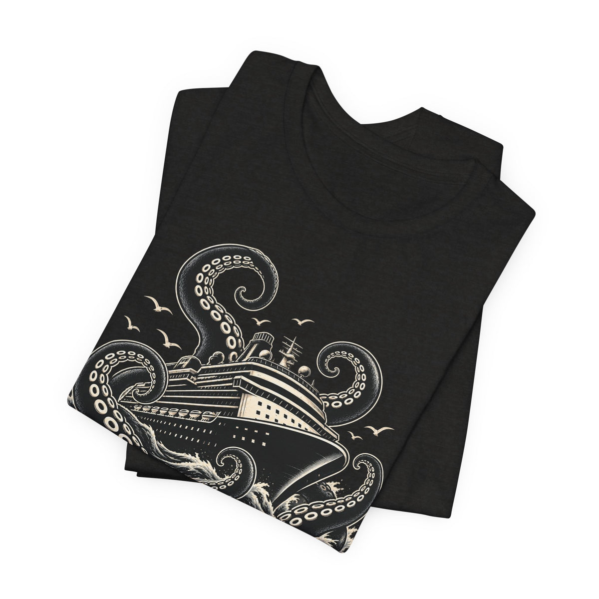 T-Shirt — Monster Cruise 2026 Tee (Kraken Ship Design)