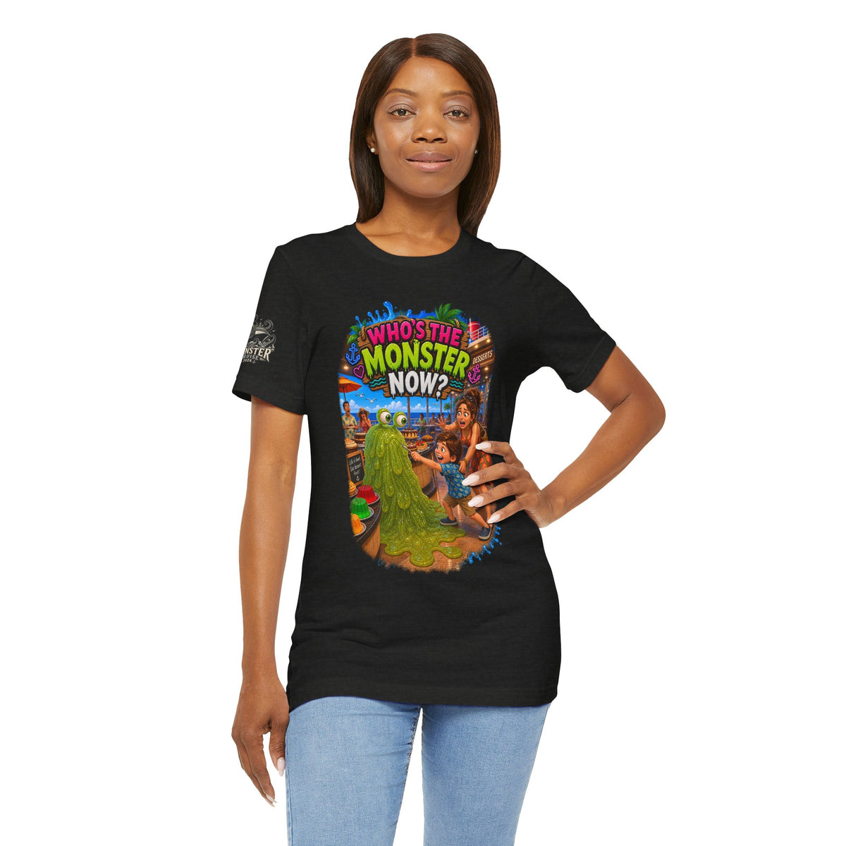 "Who's The Monster Now?" Unisex Jersey Short Sleeve Tee