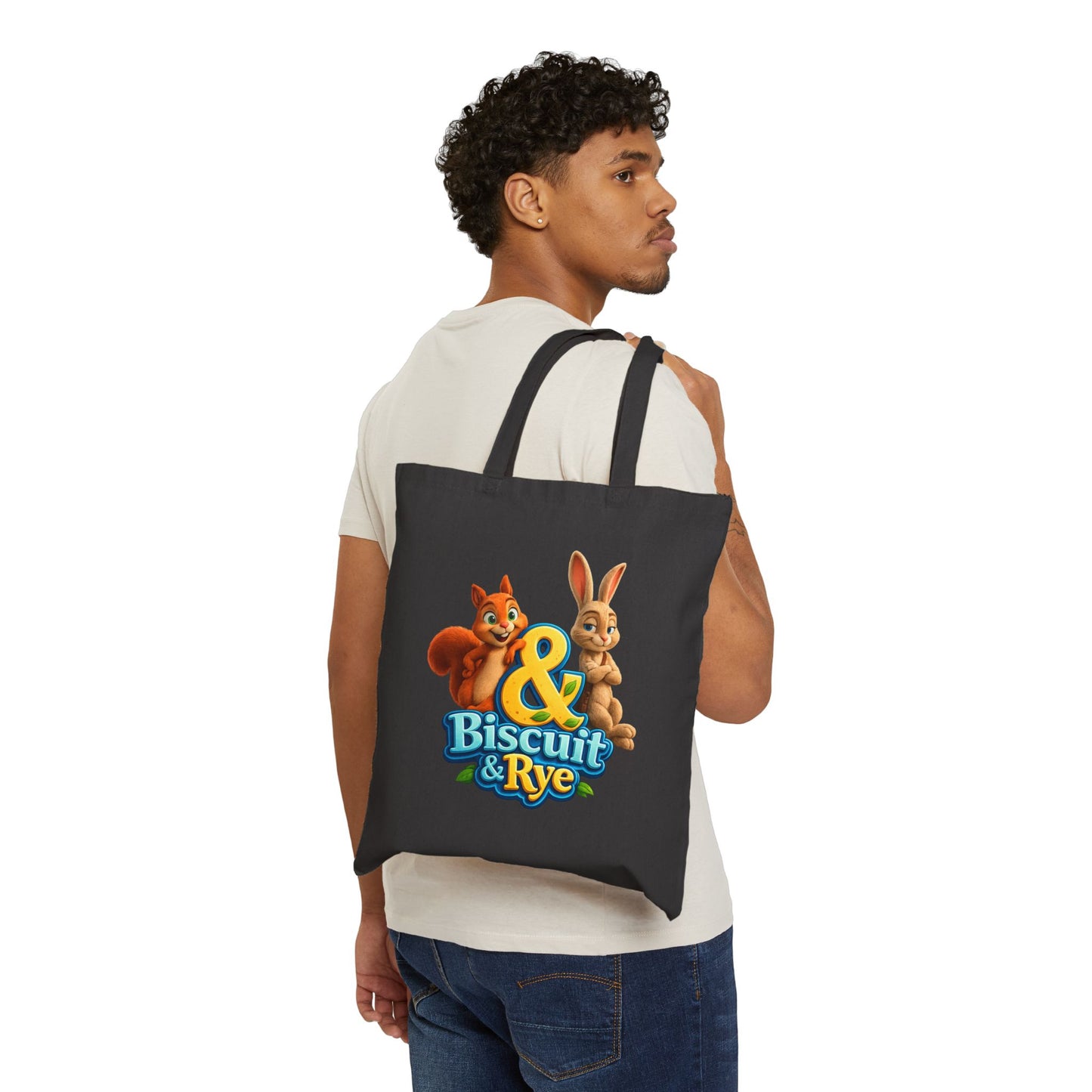 'Biscuit & Rye' Canvas Tote Bag