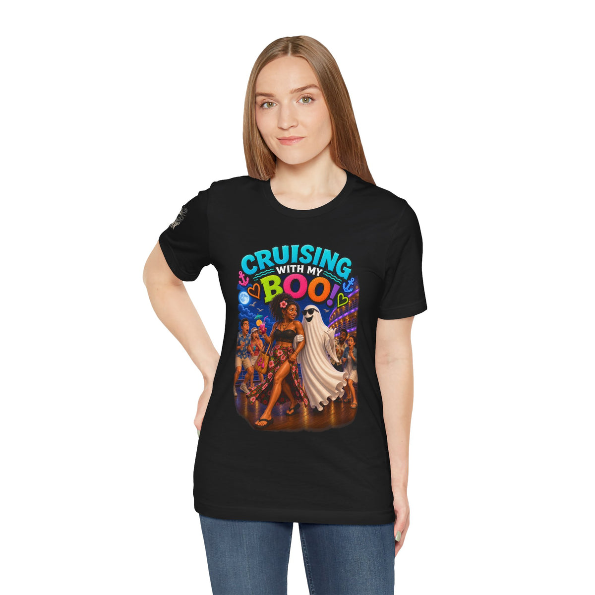 "Cruising With Boo" Unisex Jersey Short Sleeve Tee