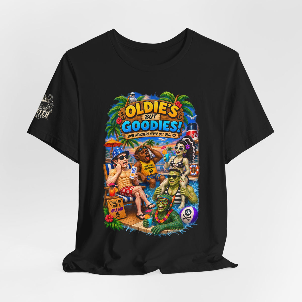 Retro Beach Party T-Shirt — "Oldie's But Goodies" Vintage Vacation Tee