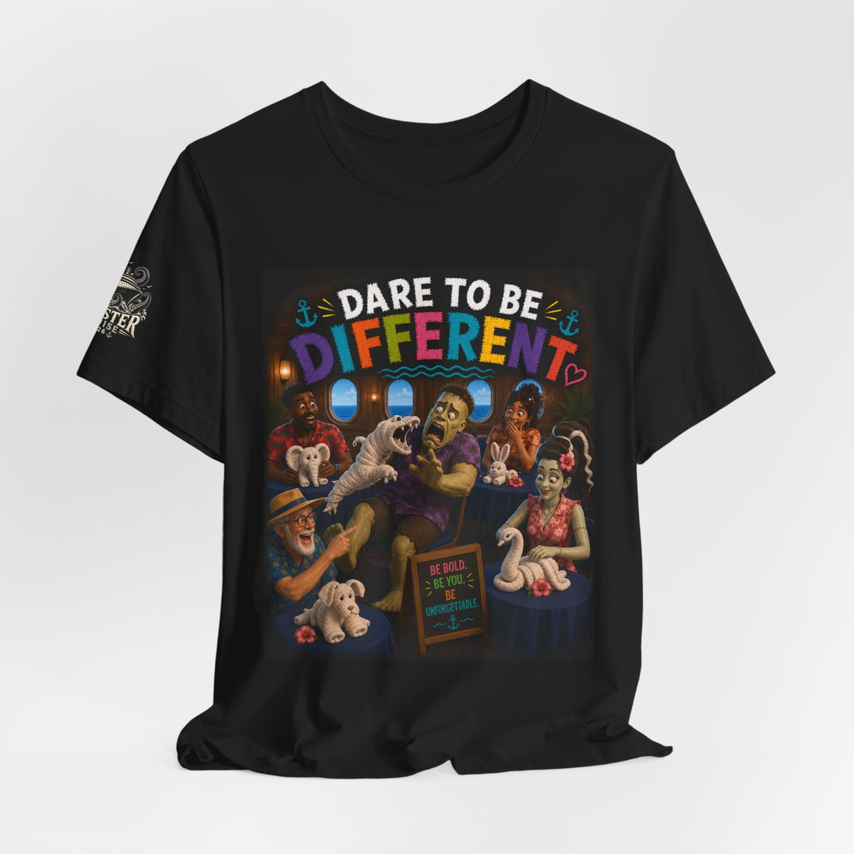 Dare to Be Different T-Shirt — Inclusive, Playful Retro Art Tee