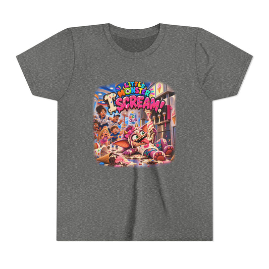 Youth Tee — Little Monster Scream! Graphic Kids T-Shirt