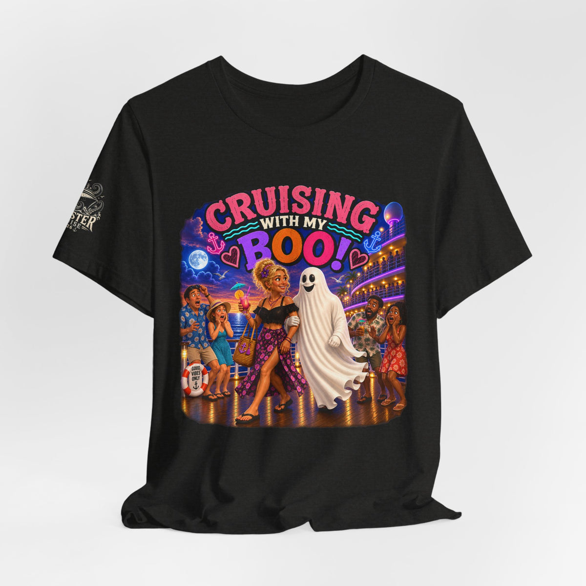 "Cruising with my Boo 2" Unisex Jersey Short Sleeve Tee