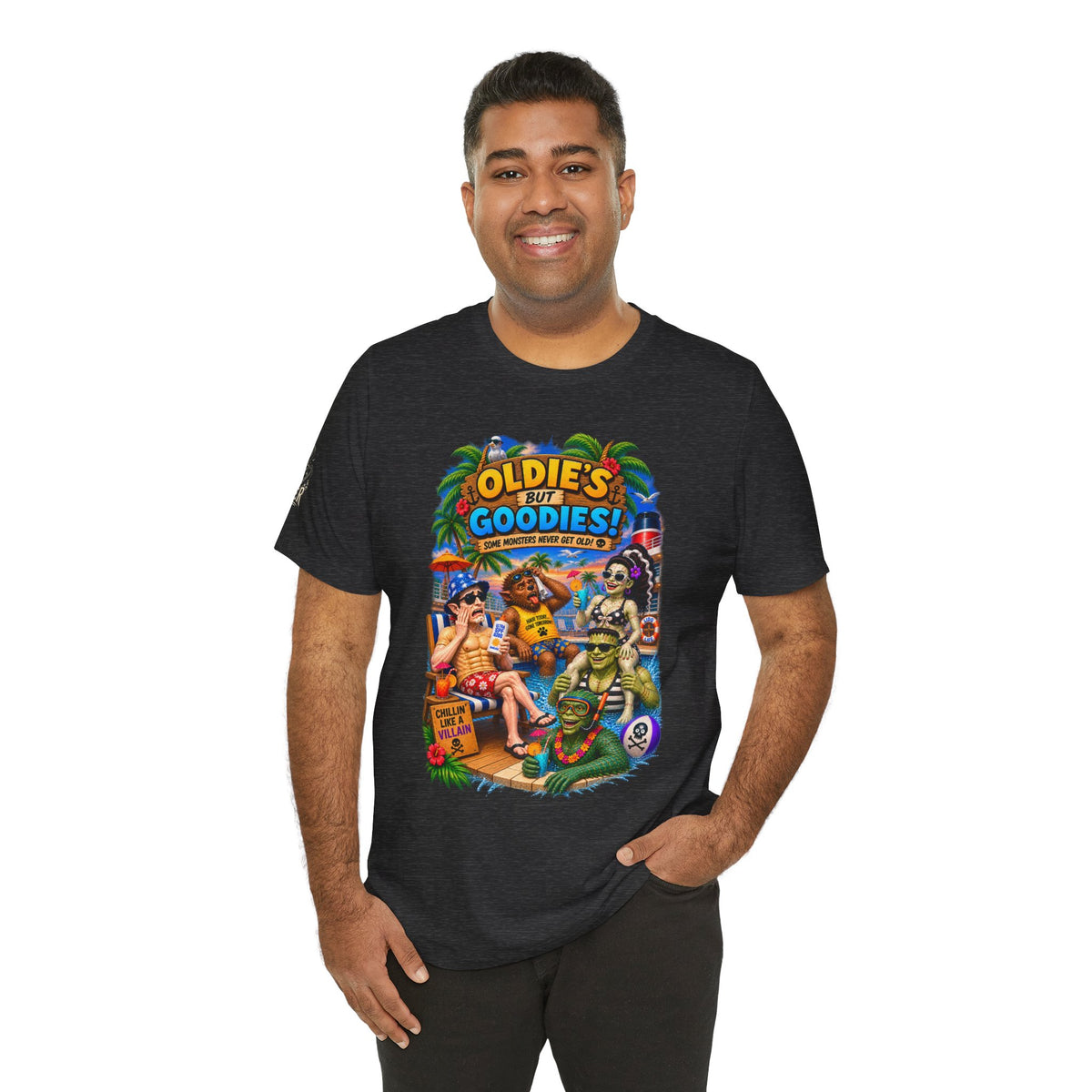Retro Beach Party T-Shirt — "Oldie's But Goodies" Vintage Vacation Tee