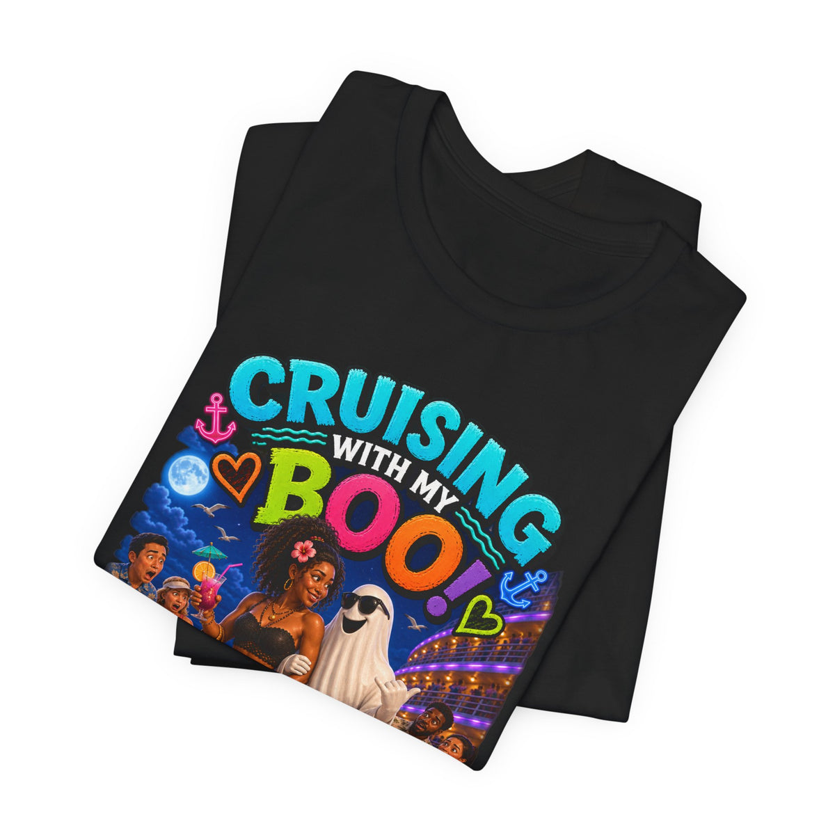 "Cruising With Boo" Unisex Jersey Short Sleeve Tee