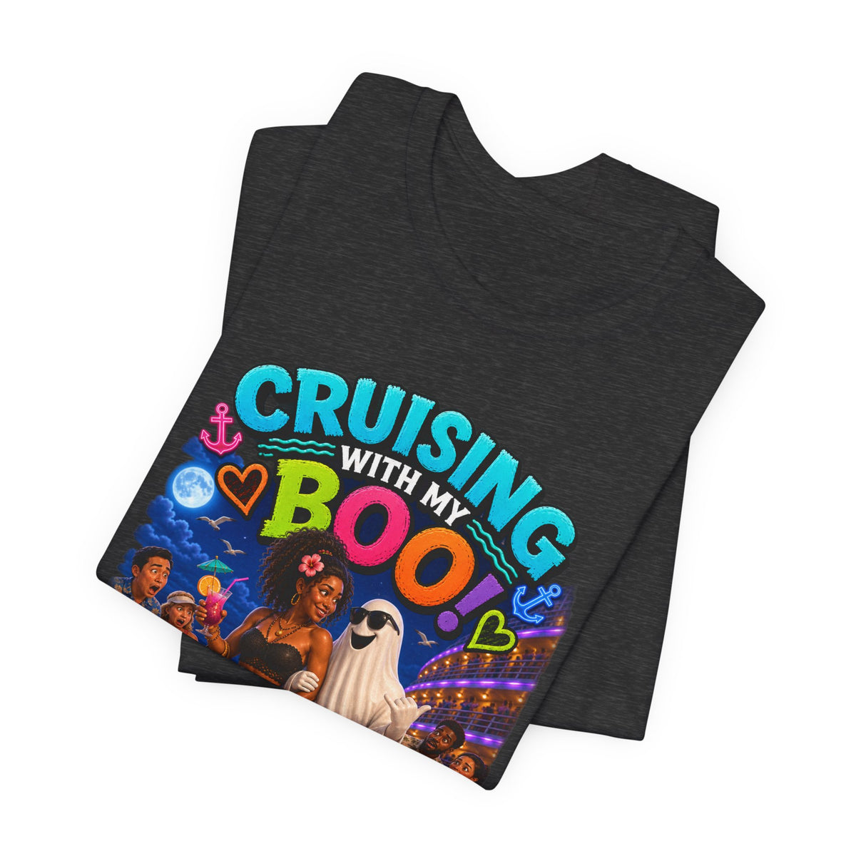 "Cruising With Boo" Unisex Jersey Short Sleeve Tee