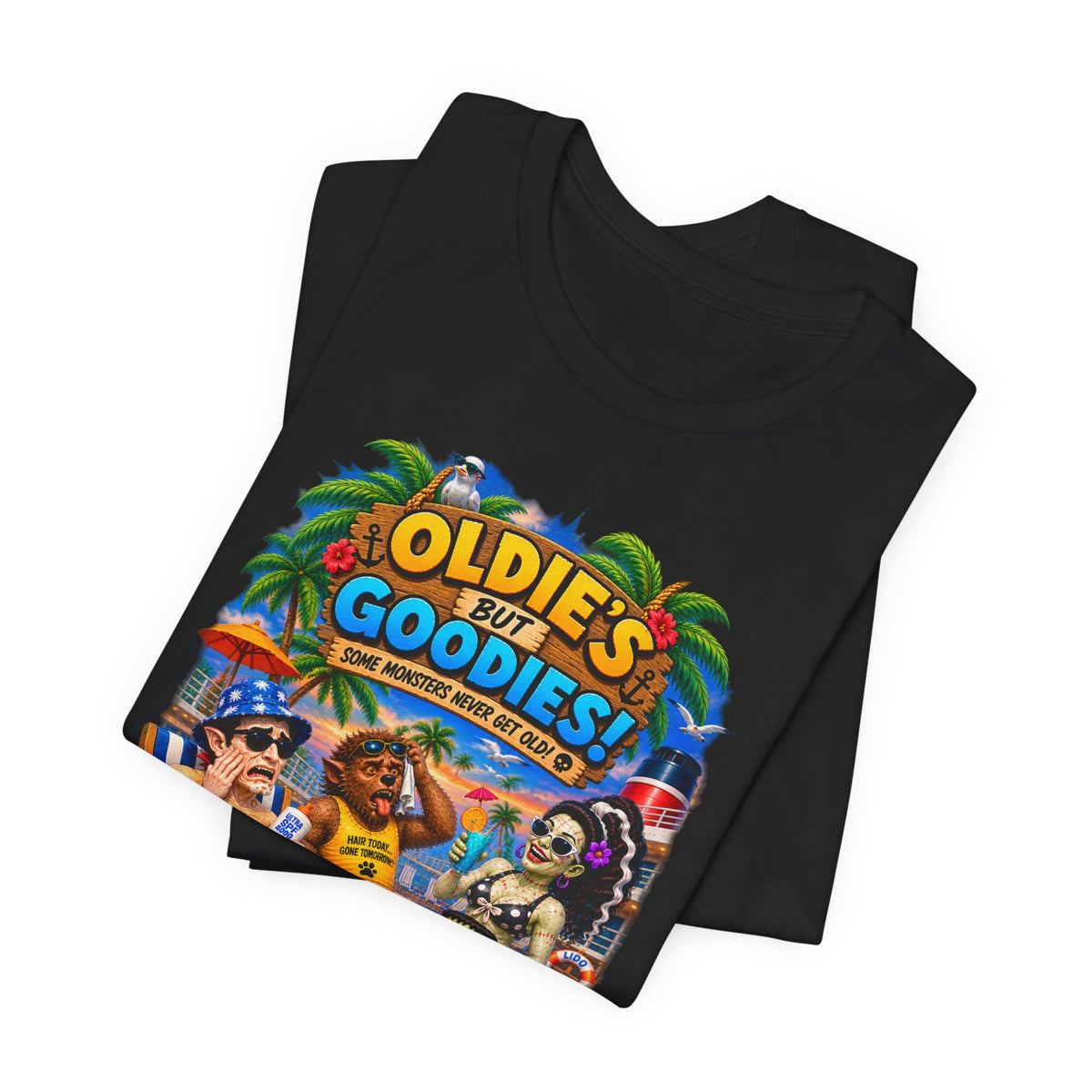 Retro Beach Party T-Shirt — "Oldie's But Goodies" Vintage Vacation Tee