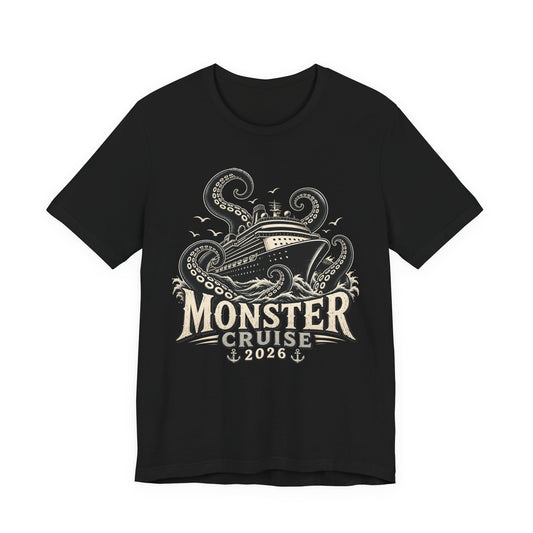 T-Shirt — Monster Cruise 2026 Tee (Kraken Ship Design)
